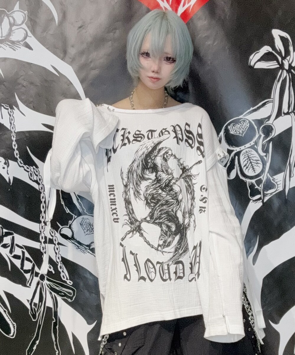 BAG[ECRU] TOTE ロンT【トートバッグ付き】白　長袖【イベント限定】 1LDK×YGM | 公式サイト (ワンエルディーケー) 1LDK トップス