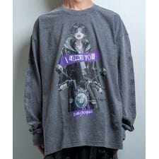 【黒野京×BACKSTAGE PASS コラボ】TOO TOO ピグメント加工 オーバーサイズ ロン