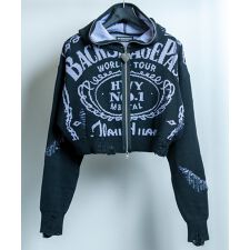 BONZO HOODIE-S-KNIT(ボンゾ フーディｰエス-ニット)ロゴジャガード オーバーサイ