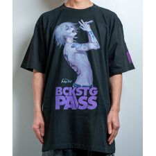 【黒野京×BACKSTAGE PASS コラボ】SHOUT ピグメント加工 オーバーサイズ Tシャツ