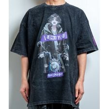 黒野京×BACKSTAGE PASS コラボ】TOO TOO ピグメント加工 オーバーサイズ Tシャ