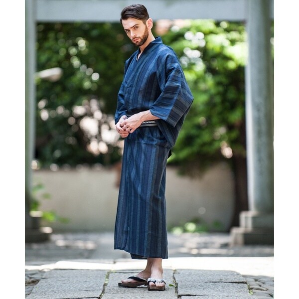 YUKATA SET(浴衣3点セット)初心者でも簡単！ワンタッチ帯