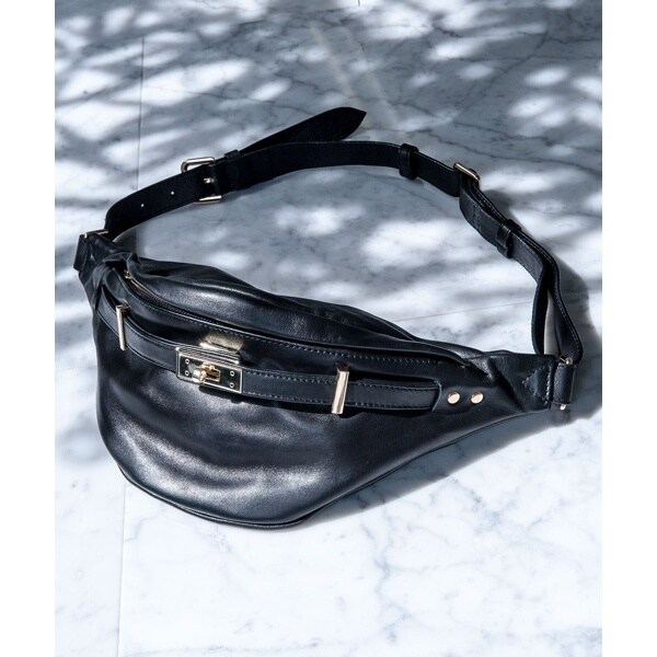 バッファローボブズ ラムレザー ウエストバッグ ボディバッグ DUC-BODY BAG(ディク-ボディーバッグ)ラムレザー ボディバッグ