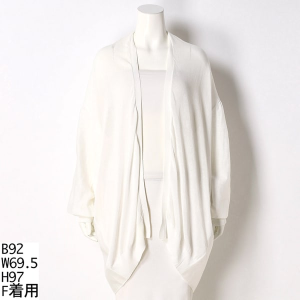 シルバー釦メッシュニットカーディガン | ラ・クープ(LACOUPE