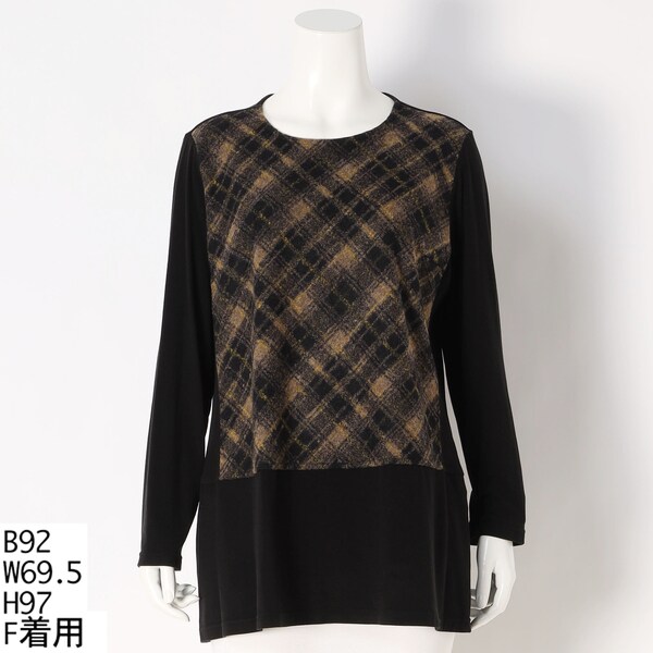 ラ・クープ（LACOUPE）/チェック柄チュニック チェック柄チュニック | ラ・クープ(LACOUPE) | マルイウェブチャネル