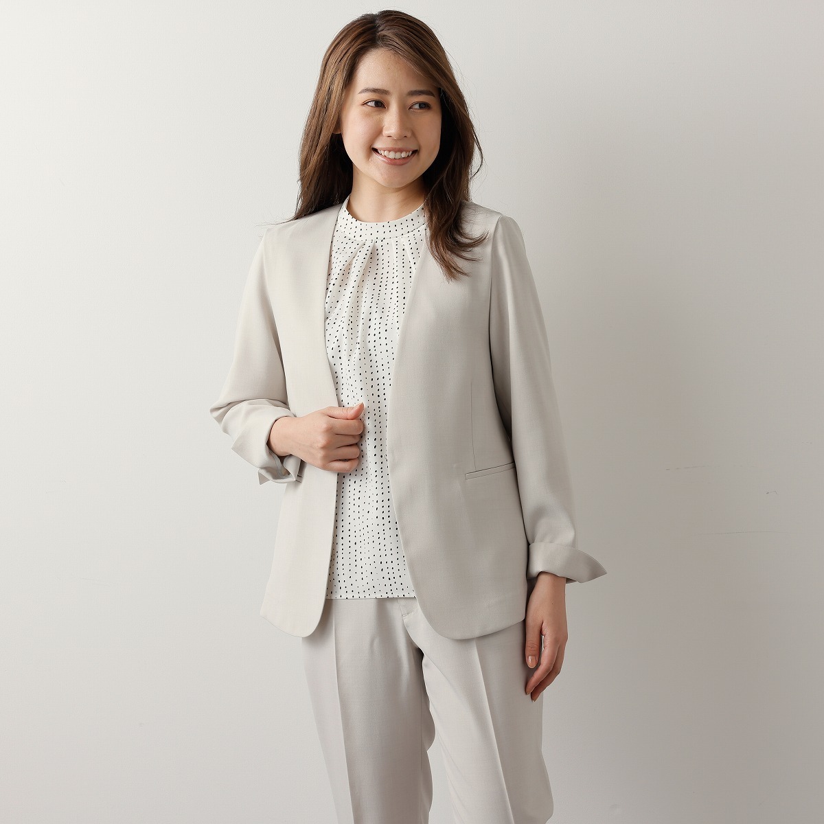 ラ・クープ（LACOUPE）/ノーカラージャケット ノーカラージャケット | ラ・クープ(LACOUPE) | マルイウェブチャネル