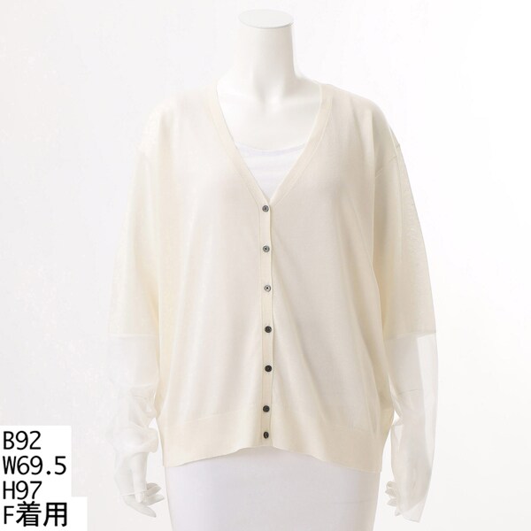 シアー切替カーディガン | ラ・クープ(LACOUPE) | マルイウェブチャネル