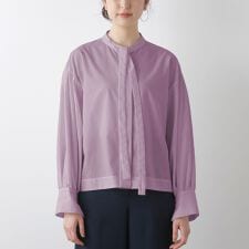 ラ・クープ(LACOUPE)の無地ボウタイオーバーサイズブラウス