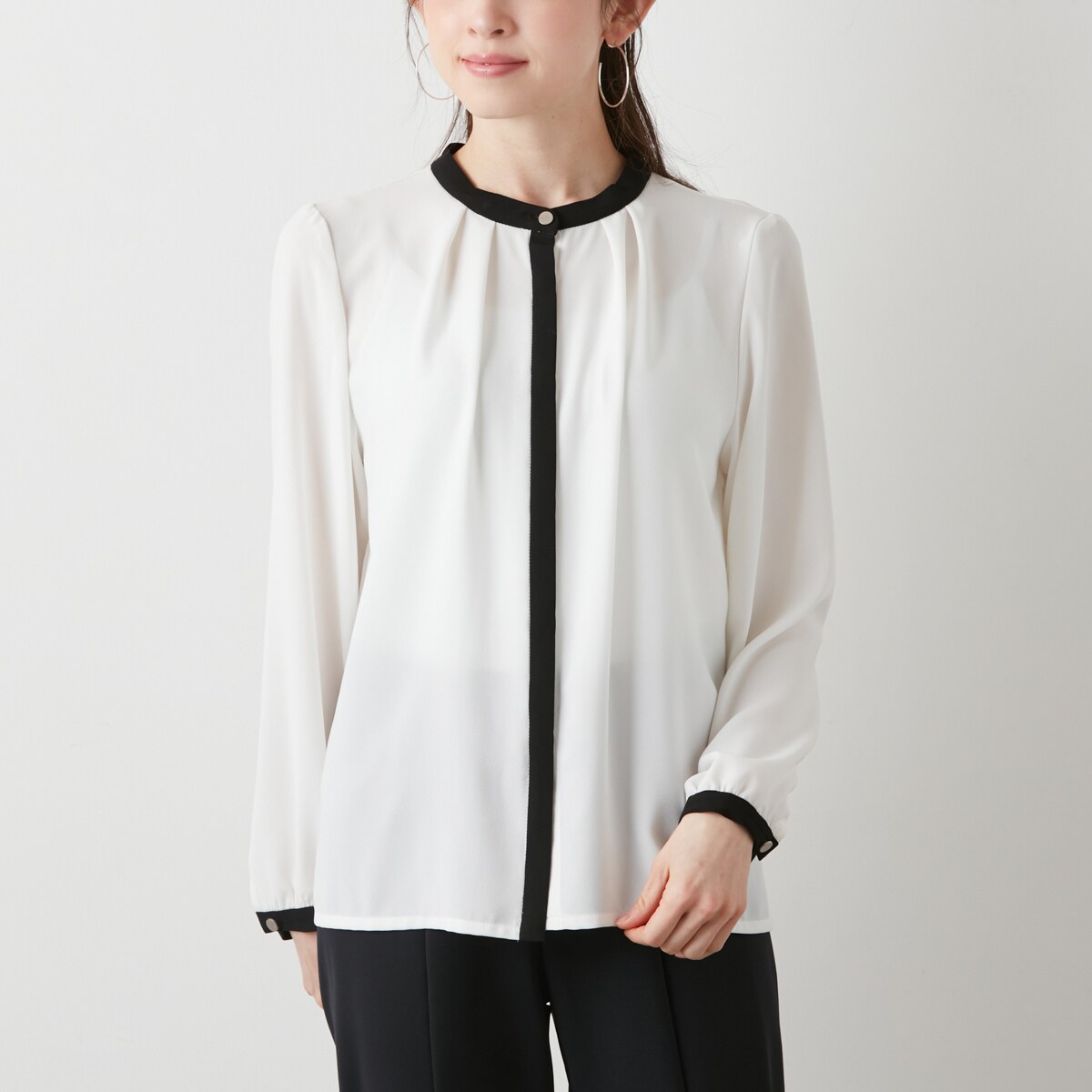 カットジャガードブラウス | ラ・クープ(LACOUPE) | マルイウェブチャネル