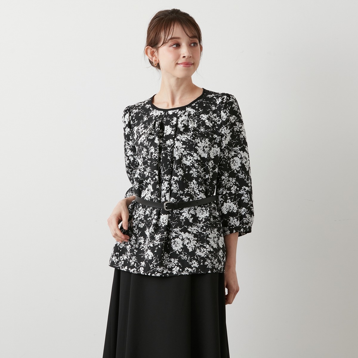 ラ・クープ（LACOUPE）/オリジナル花柄ギャザーブラウス オリジナル花柄ギャザーブラウス | ラ・クープ(LACOUPE) | マルイ