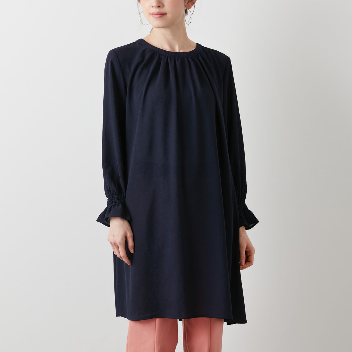 ラ・クープ（LACOUPE）/ギャザーフレアーチュニック ギャザーフレアーチュニック | ラ・クープ(LACOUPE) | マルイウェブ