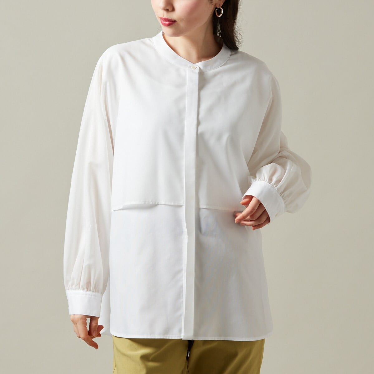 ラ・クープ（LACOUPE）/ケープカラーブラウス ケープカラーブラウス | ラ・クープ(LACOUPE) | マルイウェブチャネル