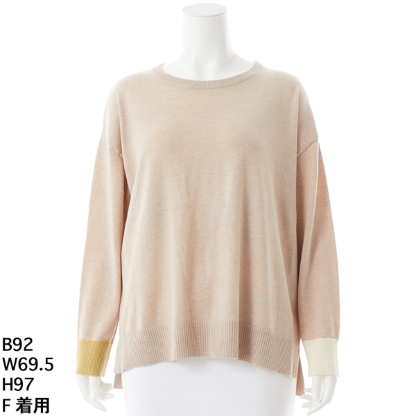 LAURA ASHLEY / ローラ アシュレイ 【同素材アイテムあり】ソフトタッチ 無地カラーニット 同素材アイテムあり】ソフトタッチ 無地カラーニット（ニット