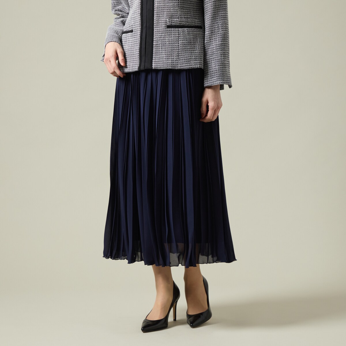 ラ・クープ（LACOUPE）/【洗える】変形プリーツスカート 洗える】変形プリーツスカート | ラ・クープ(LACOUPE) | マルイウェブ