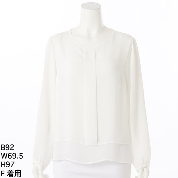無地タックアシンメトリーブラウス | ラ・クープ(LACOUPE) | マルイ