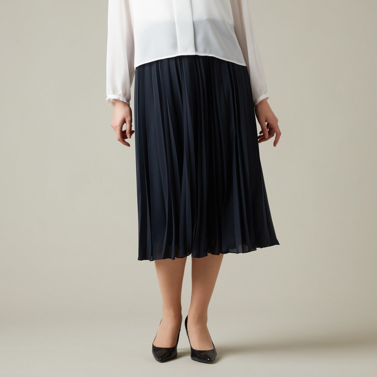 ラ・クープ（LACOUPE）/プリーツスカート 洗える】変形プリーツスカート | ラ・クープ(LACOUPE) | マルイウェブ