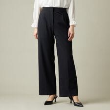 ラ・クープ(LACOUPE)の【洗える】セミワイドストレッチパンツ