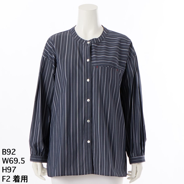 ラ・クープ（LACOUPE）/【洗える】ストライプシャツブラウス 洗える】ストライプシャツブラウス | ラ・クープ(LACOUPE) | マルイ