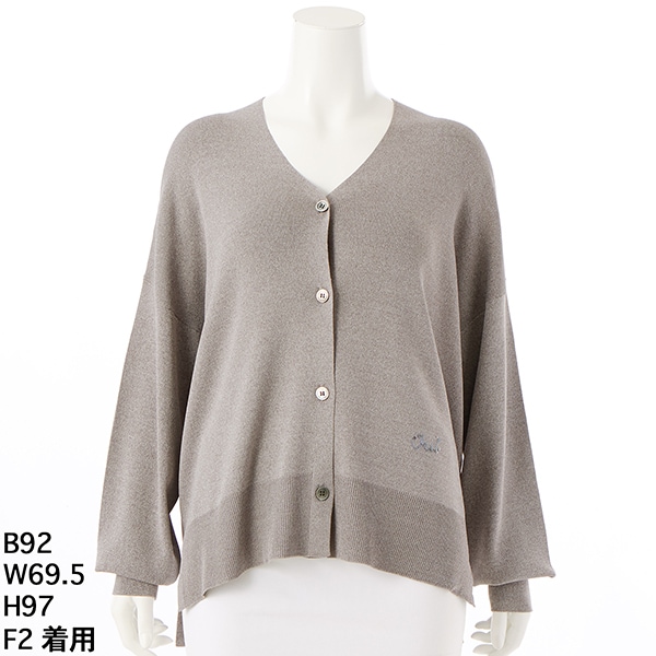 ラ・クープ（LACOUPE）/裏毛コンチョボタンカーディガン 裏毛コンチョボタンカーディガン | ラ・クープ(LACOUPE) | マルイ