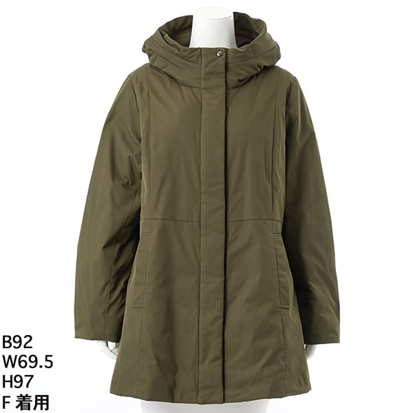 新品タグ付き✨ラ.クープLacoupe ダウンコート 17号 カーキ ラ・クープ(LACOUPE) レディース ダウンジャケット・ダウンコート