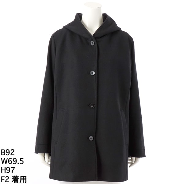 日本製／カシミヤ混】ガウン風ロングコート | インディヴィ(INDIVI