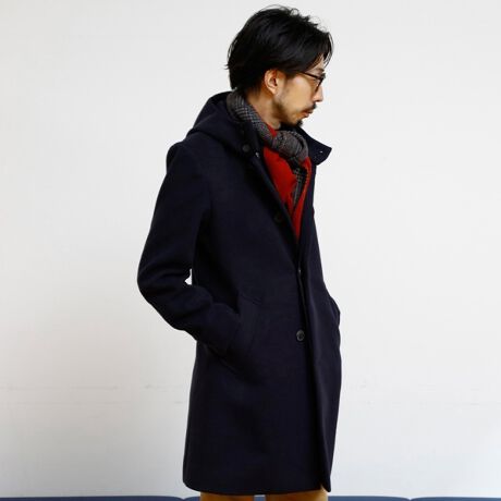 Web限定 ポリエステルメルトンフードつきコート メンズメルローズ Men S Melrose A0485fc 712 ファッション通販 マルイウェブチャネル