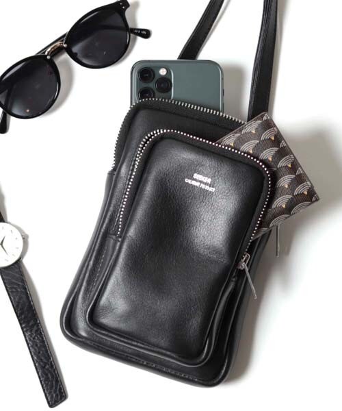 SEEKER/シーカー】別注 撥水加工牛革ミニショルダーバッグ | ユニオン