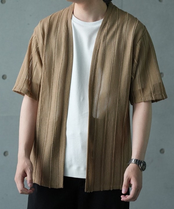 ダンボールニット】ケーブルキルトカーディ | フォックスファイヤー