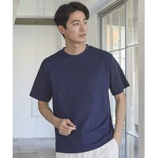 ふくれジャガード×袖ポンチT