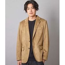 リラックスフィットフェイクスエードジャケット