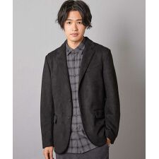 リラックスフィットフェイクスエードジャケット