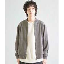 ユニオンステーション(UNION STATION)のフェイクスエードポンチ エンボスMA-1