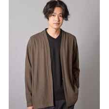 ユニオンステーション(UNION STATION)のウェーブジャガードボタンレスカーデ