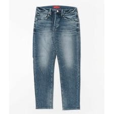 ユニオンステーション(UNION STATION)の【RED CARD】Rhythm+ リズムプラス ストレッチ テーパード デニムパンツ