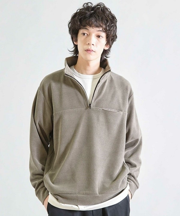 ユニオンステーション（UNION STATION）/ハニカムモールハーフジップスタンド ハニカムモールハーフジップスタンド | ユニオンステーション(UNION