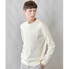 【 吸湿・発熱・保温】ウォッシャブル モックネックニット