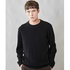 【 吸湿・発熱・保温】ウォッシャブル モックネックニット