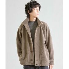 ユニオンステーション(UNION STATION)のスタンドカラー ボアフリースジャケット