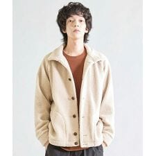 ユニオンステーション(UNION STATION)のスタンドカラー ボアフリースジャケット