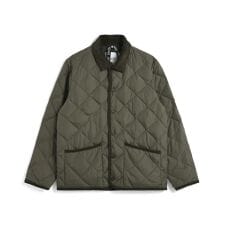 【TAION】シティ パイピングカラー ダウンカーディガン