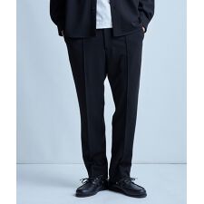 【イージーケア/セットアップ対応】センタークリースピンタック ジャージパンツ