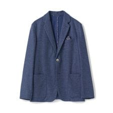 〈洗える〉ハニカムMIXテーラードジャケット