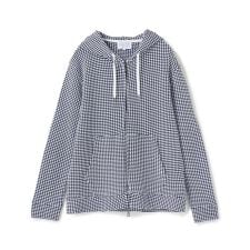 ワッフルジップアップパーカ＜ストレッチ・ハンドウォッシャブル＞