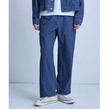 メッシュデニムカーブパンツ〈ストレッチ・軽量・ハンドウォッシャブル・通気性〉