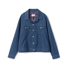 メッシュデニムトラッカージャケット〈ストレッチ・軽量・ハンドウォッシャブル・通気性〉