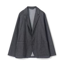 メッシュデニムジャケット〈ストレッチ・軽量・ハンドウォッシャブル・通気性〉