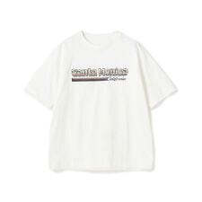 サンタモニカ グラフィック刺繍T〈ストレッチ・ハンドウォッシャブル〉