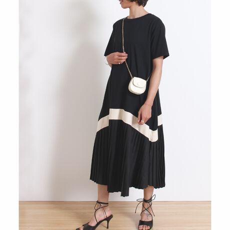 新作 M 3l 大きいサイズ対応 配色切り替えカットワンピース インシード Incede ファッション通販 マルイ ウェブチャネル