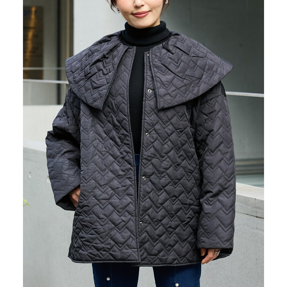 大襟キルトショートコート | インシード(INCEDE) | マルイウェブチャネル