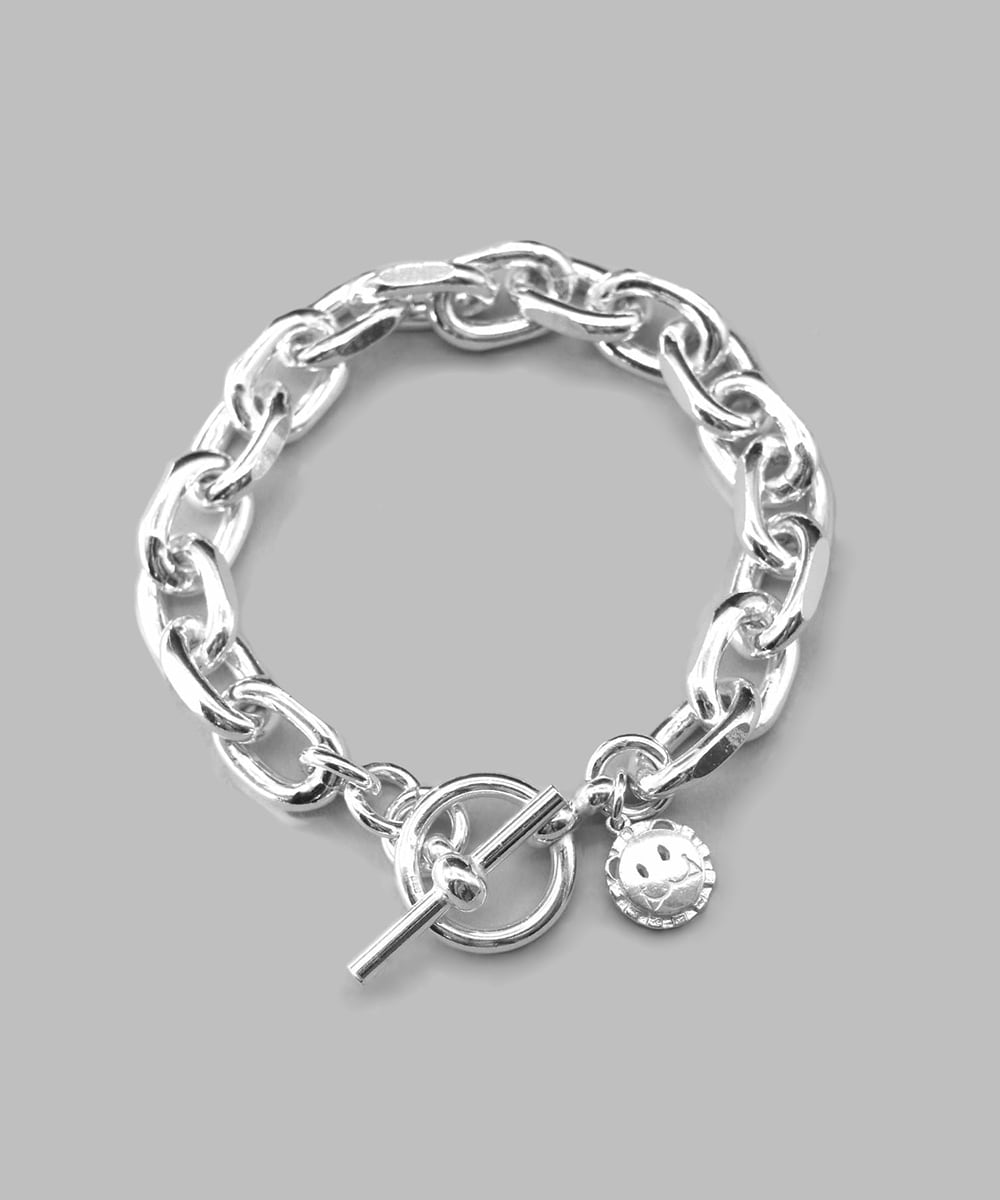 誤差はご容赦下さいませLION HEART Silver Link Bracelet 925